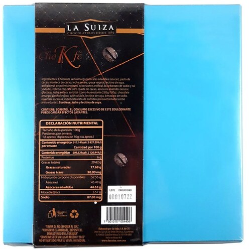 Chocolates Estuche con Ventana Chokfe Ls 180G la Suiza