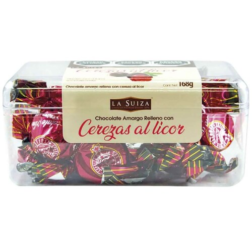 Chocolates Alhajero Cereza Ls 168 G  la Suiza