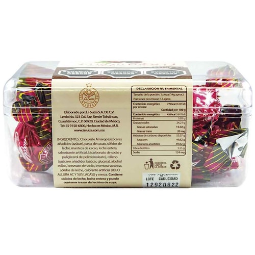Chocolates Alhajero Cereza Ls 168 G  la Suiza
