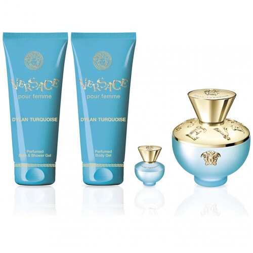 Set para Mujer Versace Dylan Turquoise Edt 100 Ml