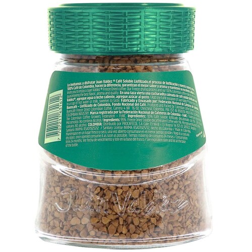  Café Micro Molido Descaféinado Liofilizado 95 G Juan Valdez