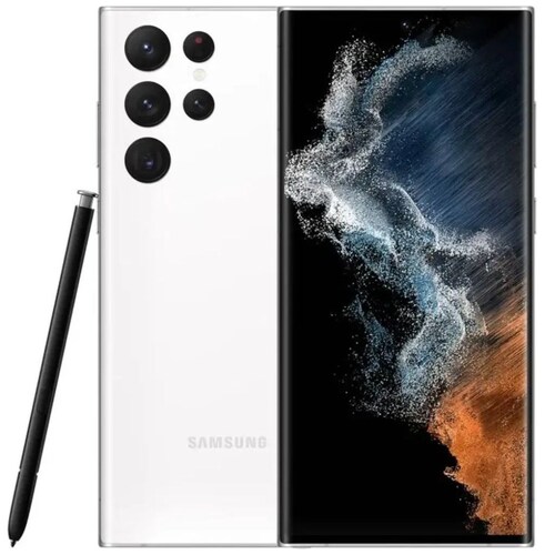 Celular Samsung S22 Ultra 128Gb Color Blanco R4 (Telcel)
