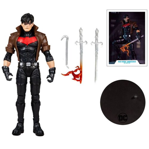 Figura Red Hood Unmas Gold Label 7  Mcf Dc Comics