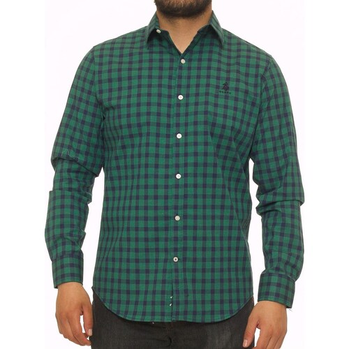 Camisa Slim Fit para Hombre, Manga Larga Polo Club