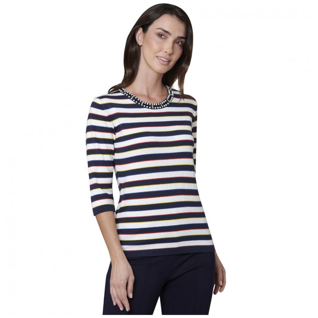 Blusa de rayas online mujer