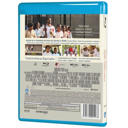 Blu Ray Rey Richard una Familia Ganadora