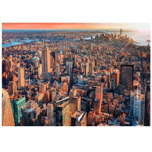 Rompecabezas con 1000 Piezas Hqc Ny City Sunset Clementoni