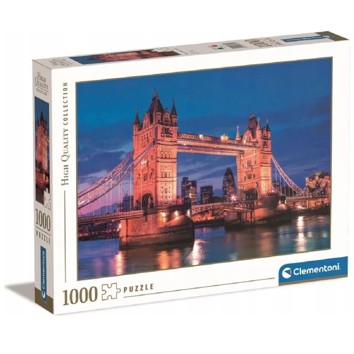 Rompecabezas con 1000 Piezas Hqc Tower Bridge Night Clementoni