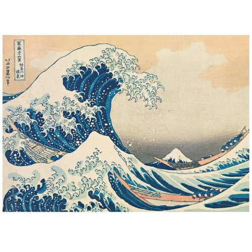 Rompecabezas con 1000 Piezas Piezas la Gran Ola Hokusai Clementoni
