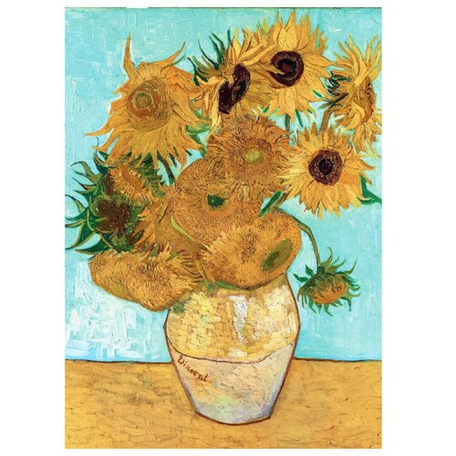 Rompecabezas con 1000 Piezas Girasoles Van Gogh Clementoni