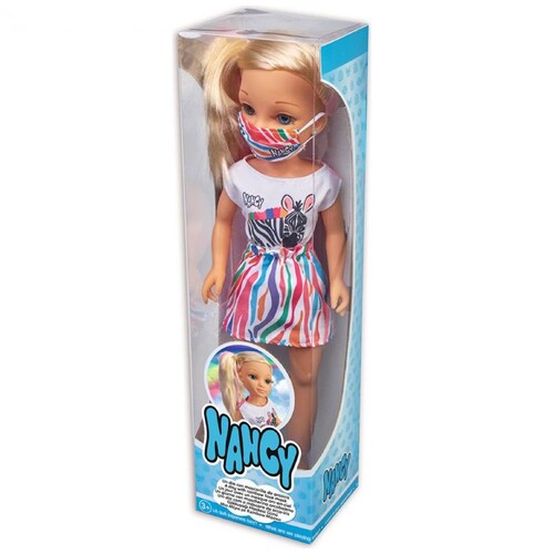 Muñeca Nancy un Día con Mascarilla Rainbow