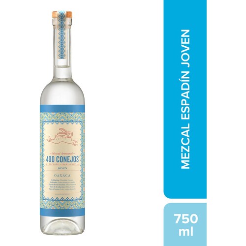 Mezcal 400 Conejos Joven 750 Ml