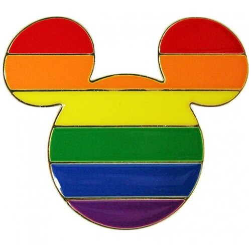 Pin Multicolor Mickey Mouse Rainbow Disney