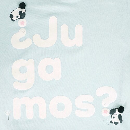 Pijama Top Sin Mangas Estampado Pandas Y Short