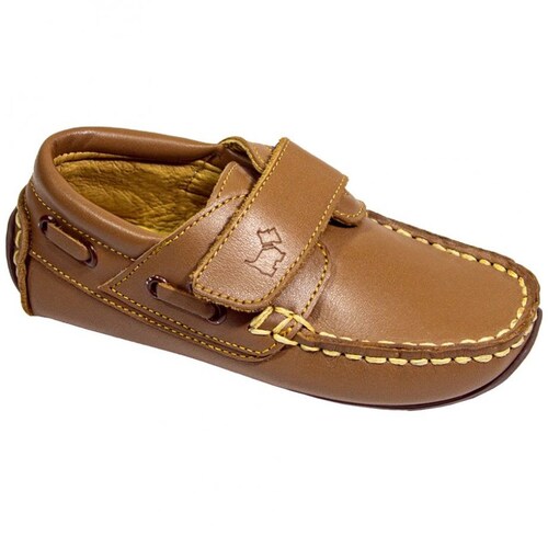 Mocasín Velcro Náutica 15-17 Café Ferrioni  para Niño