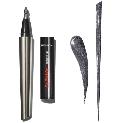 So Fierce Chrome Ink Liquid Liner  Gunmetal Revlon para Ojos