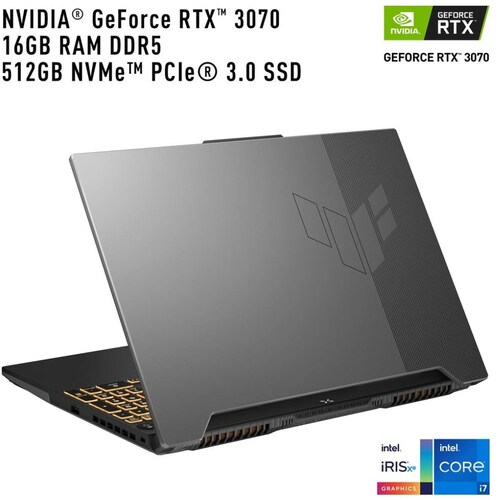 Laptop Gamer Asus Tuf Fx507Zr-Hf009W Ci7 12Th 16G 512Ssd Rtx 3070 Gris