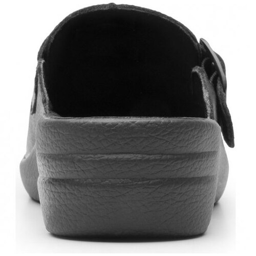 Sueco con Tacón de Cuña Negro  Flexi