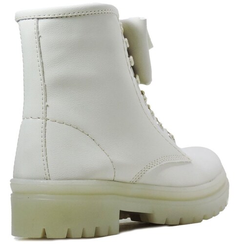 Bota Army con Cartera 22-24 Blanco Blasito  para Niña