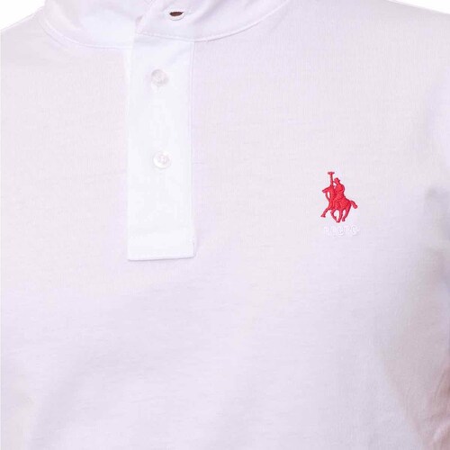 Playera para Hombre Manga Corta Cuello Mao Polo Club