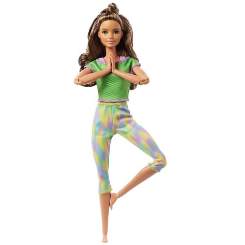 Barbie Fashion & Beauty Muñeca Día de Yoga Verde