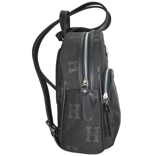 Bolsa Huser Monograma Tipo Backpack Negro Mod. M1B2104Ne.