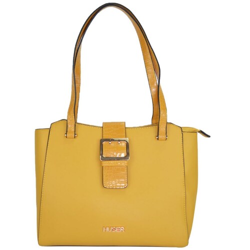 Bolsa Huser Tipo Tote Amarillo Mod. Lt740Ama.