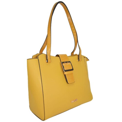 Bolsa Huser Tipo Tote Amarillo Mod. Lt740Ama.