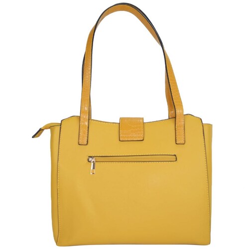 Bolsa Huser Tipo Tote Amarillo Mod. Lt740Ama.