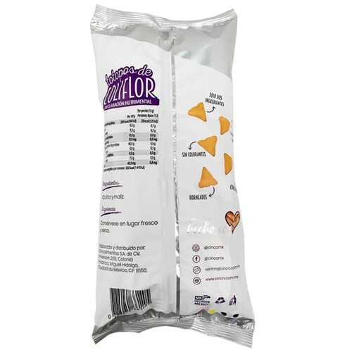 Totopos de Coliflor Cinca 150Grs Cinca