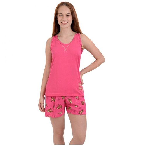 Pijama Playera Manga Corta Y Short Changos Sugar & Milk