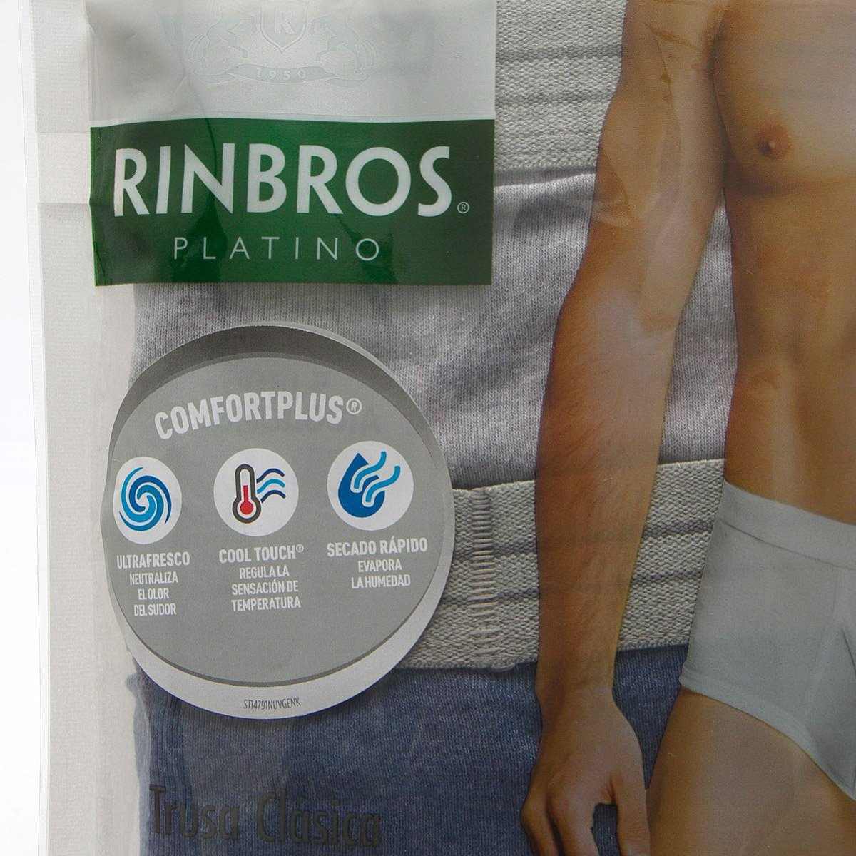 Trusa para Hombre Comfortplus Rinbros