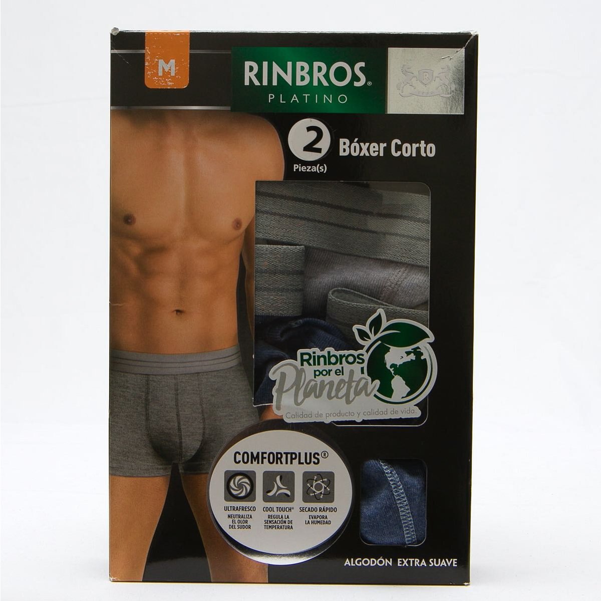 Boxer Corto para Hombre Comfortplus Rinbros