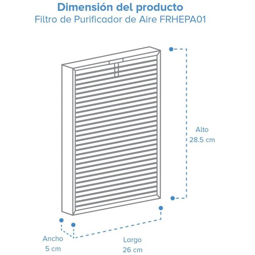Filtro Repuesto para Purificador Avera Frhepa01