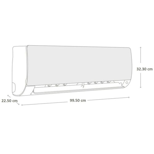Minisplit Haier Inverter 18000 Btus Fc 220V Blanco