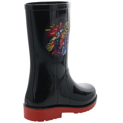 Bota de Lluvia 15-21 Negro Marvel para Niño
