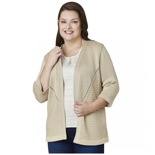 Cárdigan Manga 3/4 Ailyak  Vitos para Mujer Curvy