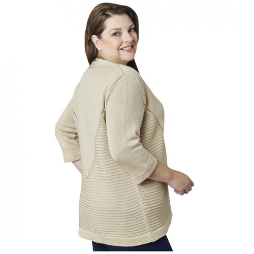 Cárdigan Manga 3/4 Ailyak  Vitos para Mujer Curvy