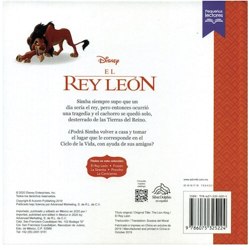 Pequeños Lectores: Disney el Rey León