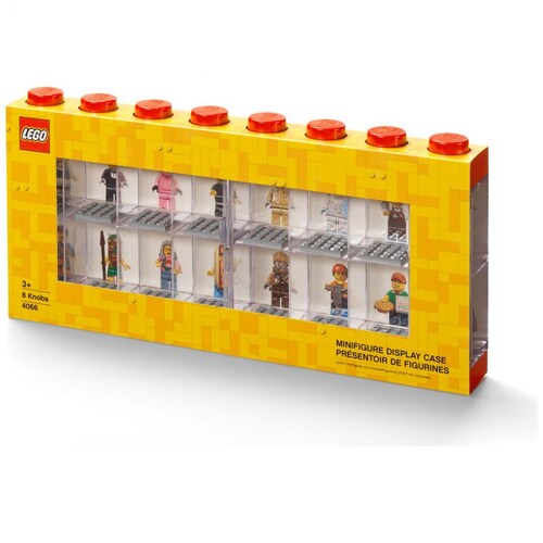 Lego Display Case 16 Minifigure    Rojo