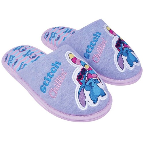 Pantufla Stich Lila Arra