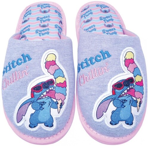 Pantufla Stich Lila Arra