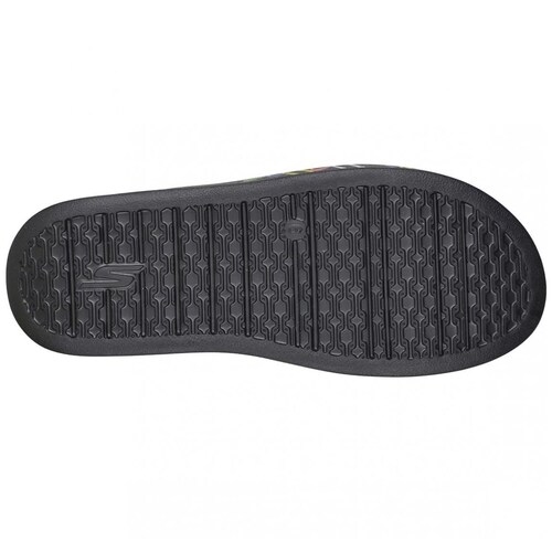 Sandalia con  Diseño de Corazones  Negro Skechers