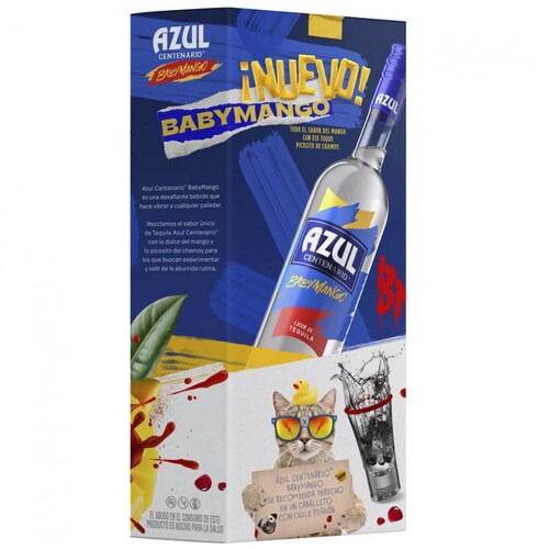 Tequila Centenario Azul 950 Ml + Baby Mango 375Ml