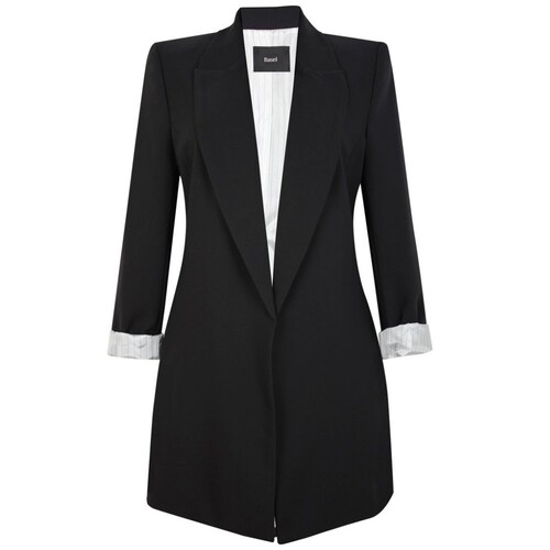 Saco Basel Cuello Solapa Diseño Liso