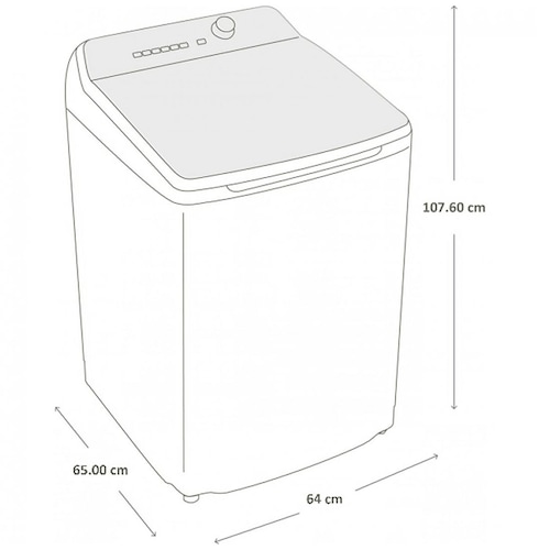 Lavadora Haier 19Kg Lha9120Wgab0 Plata