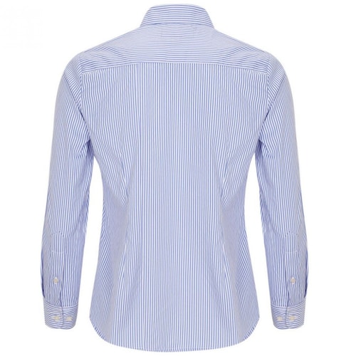 Camisa a Rayas Azul Manga Larga Royal Polo Club para Mujer Petite
