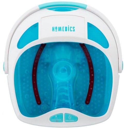 Tina Spa de Pies Calienta Agua, Centro de Piducra Efecto Ducha Homedics