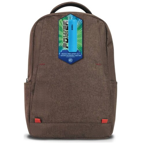 Mochila Portalaptop Taos 15.6 Café Cool Capital+ Power Bank