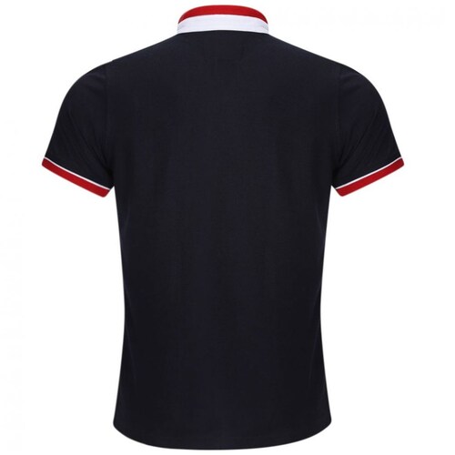 Playera Polo Cuello en Contraste Slim Fit Carlo Corinto para Hombre